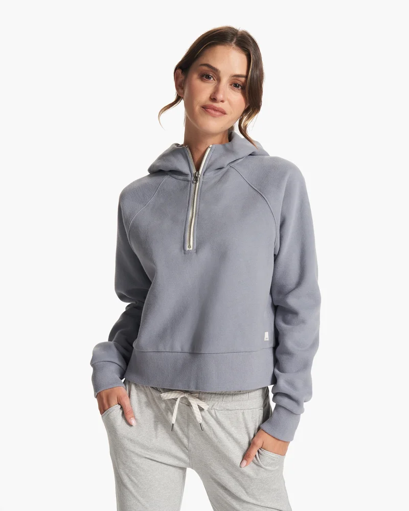 Image of Restore Half Zip Hoodie | Flint