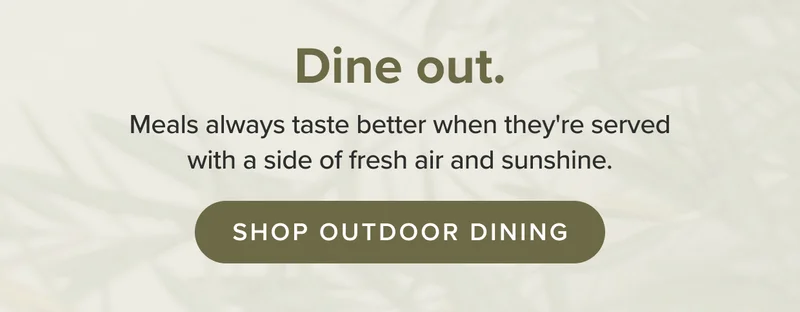 Meals always taste better when they're served with a side of fresh air.