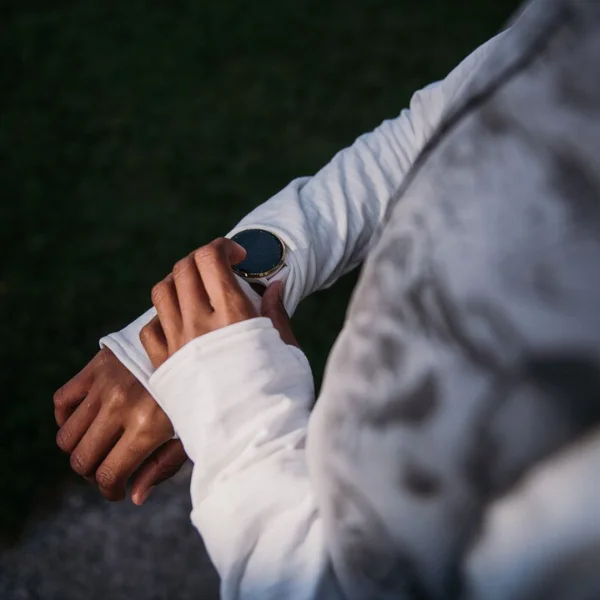 Woman wearing a watch