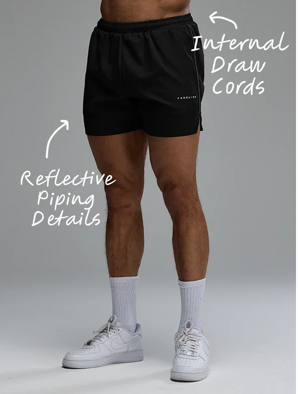 ACADEMY BLACK PERFORMANCE SHORT
