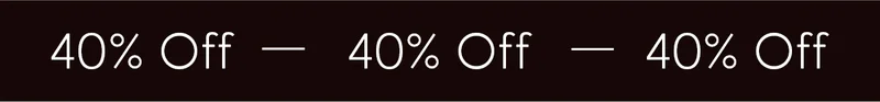 40% Off