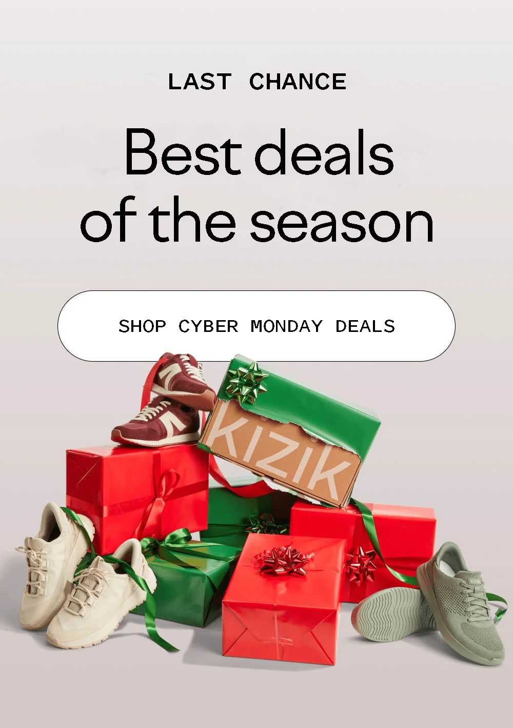 Last chance - Best deals of the season. Shop cyber Monday deals.