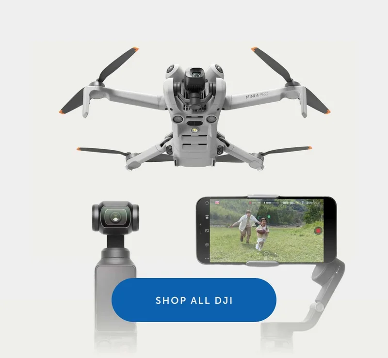 Image of DJI Products - Button that says shop all DJI