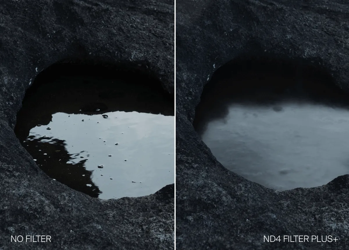 Master light and motion. ND filters
