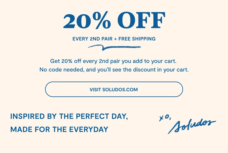20% Off Every 2nd Pair