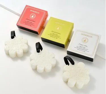 Spongelle Set of 3 Boxed Flowers Fruity