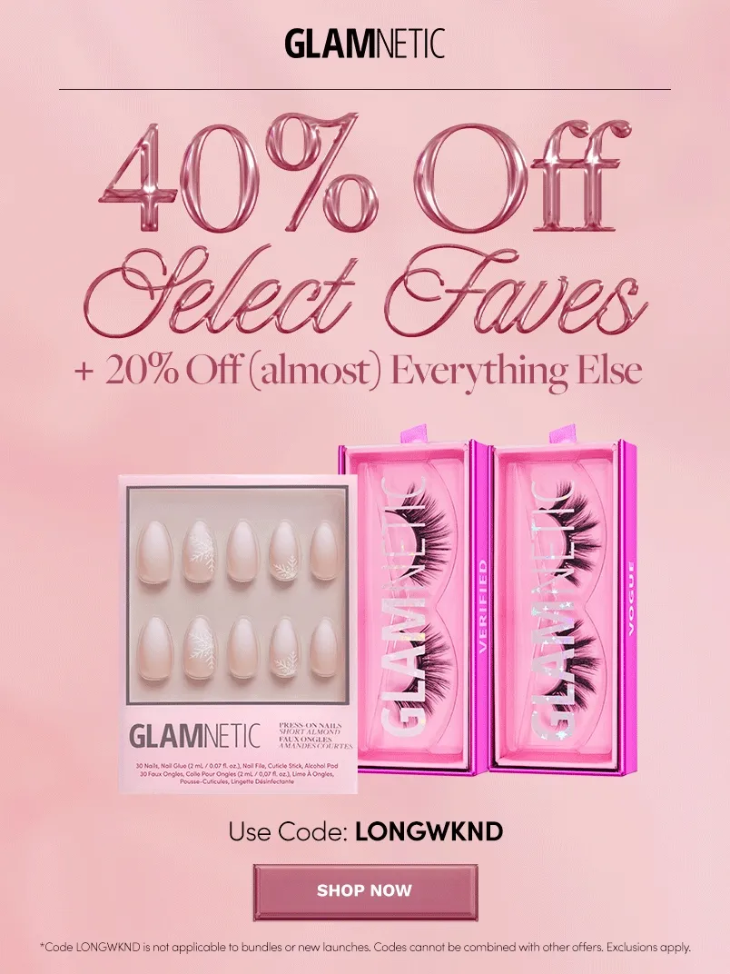 Don't miss up to 40% off sitewide with the code LONGWKND
