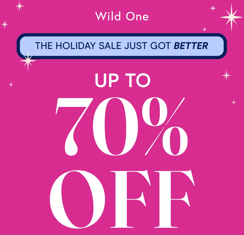 THE HOLIDAY SALE JUST GOT BETTER UP TO 70% OFF Our Holiday Sale got even better – enjoy up to 70% off accessories for your pup! Order now to ensure your gifts arrive in time for the holidays.