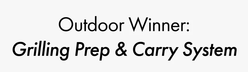 Outdoor hero: Grilling Prep & Carry System