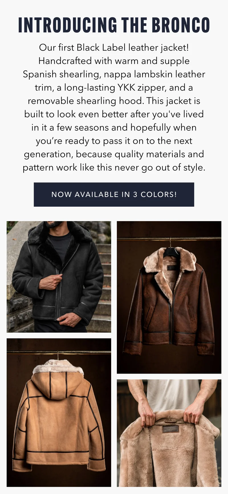 Introducing The Bronco Jacket