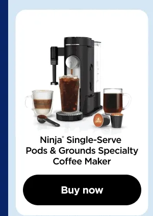 Ninja® Single-Serve Pods & Grounds Specialty Coffee Make
