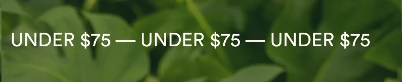 under $75