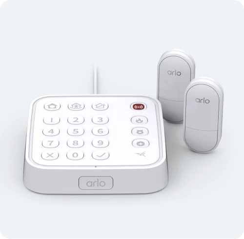Arlo Home Security System with 2 All-in-One Sensors.
