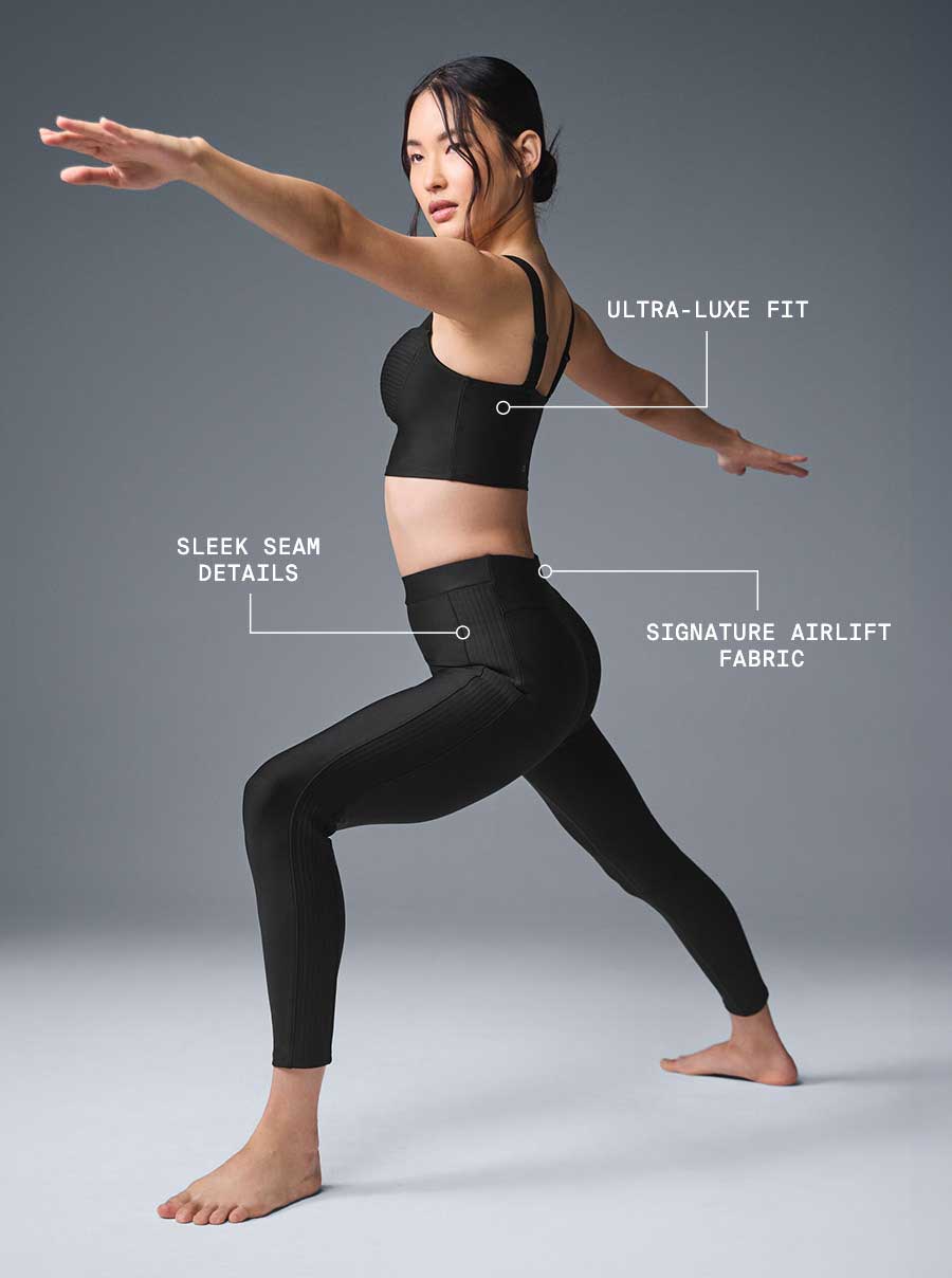 ULTRA-LUXE FIT SLEEK SEAM DETAILS SIGNATURE AIRLIFT FABRIC