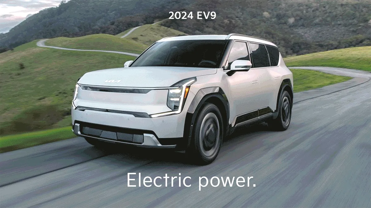 2024 EV9 | Electric power. | 2023 SORENTO | Bold movement. | 2024 SPORTAGE | Polished design. | 2024 TELLURIDE | Elevated performance.