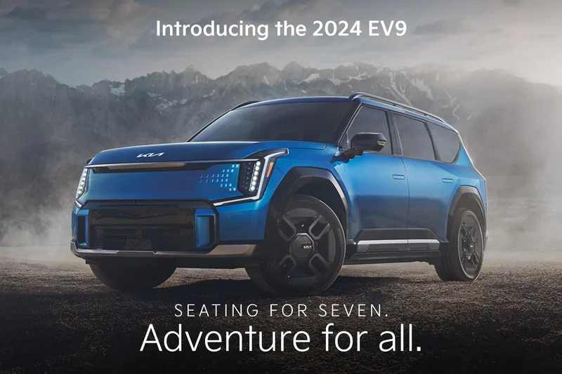 Introducing the 2024 EV9 | SEATING FOR SEVEN. | Adventure for all.