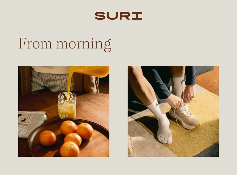 suri - your morning is made in the first two minutes.