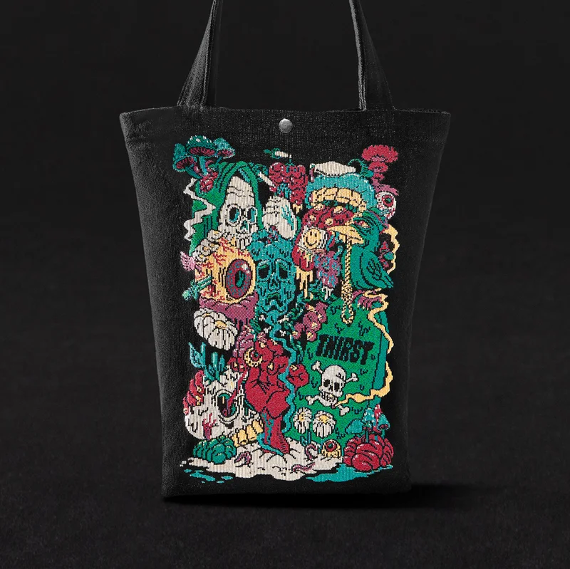 DEATH DRIP TOTE AND HAT