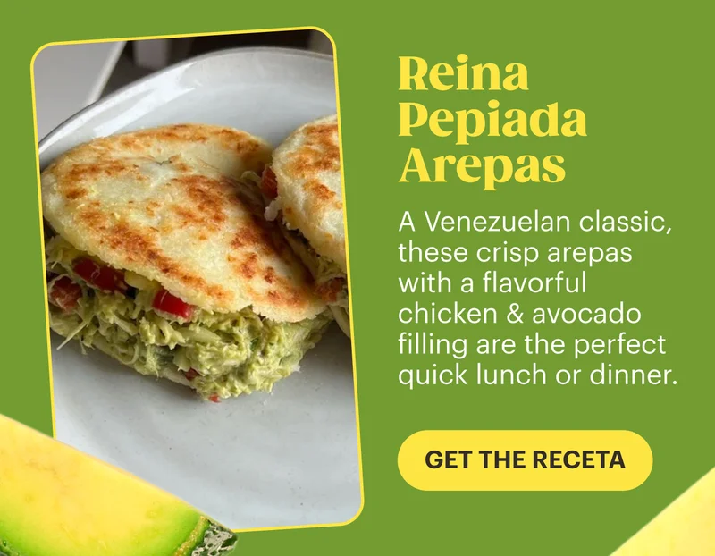 Reina Pepiada Arepas GET THE RECETA