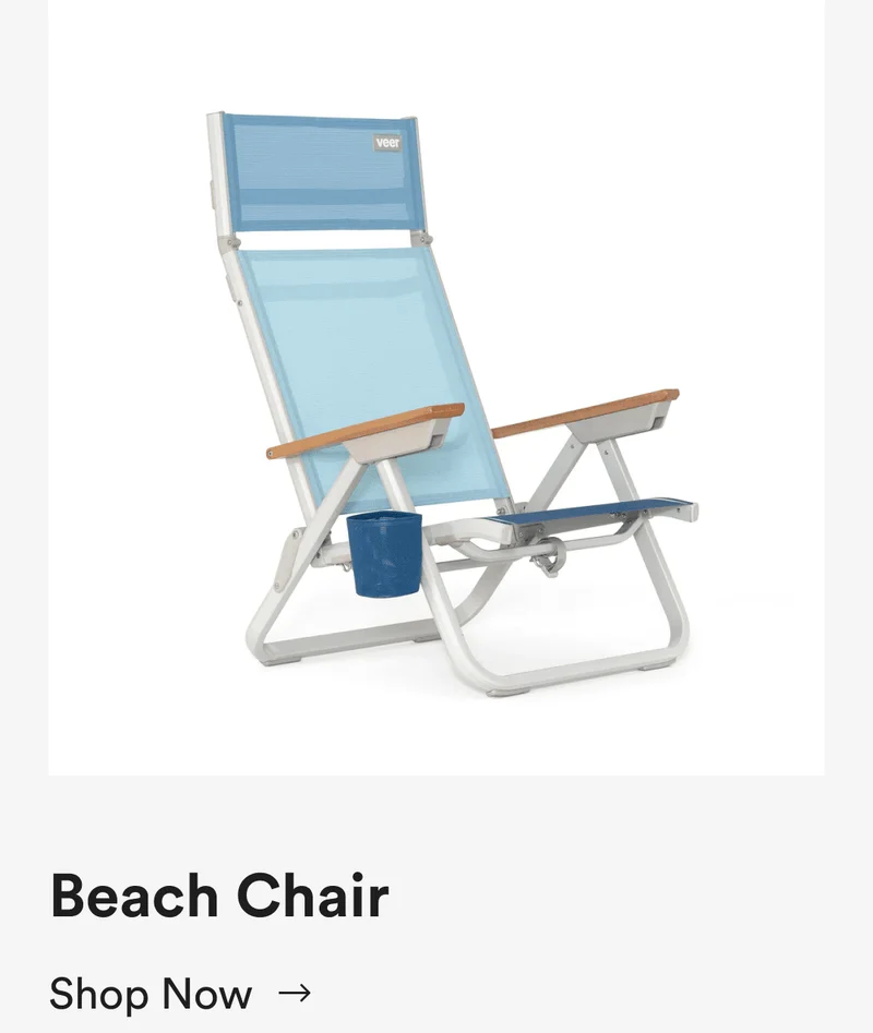 beach chair - shop now