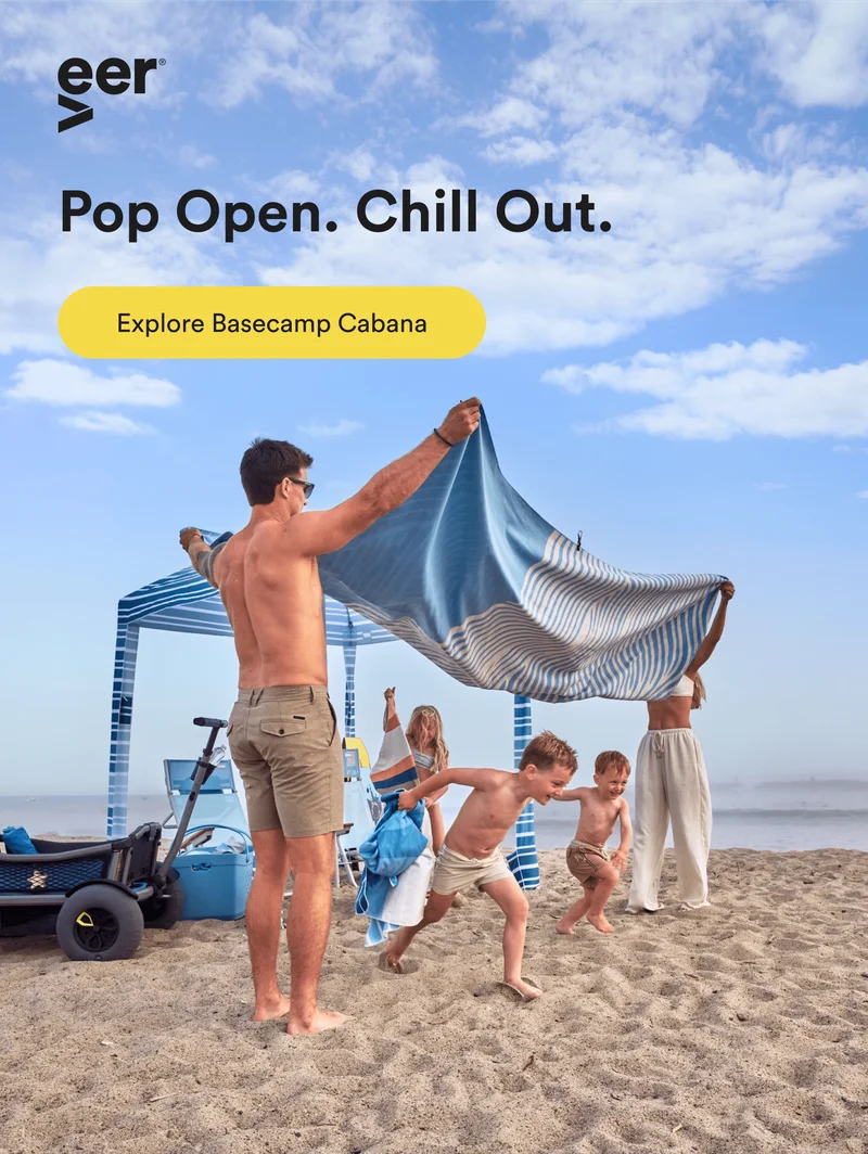 pop open. chill out. - explore basecamp cabana