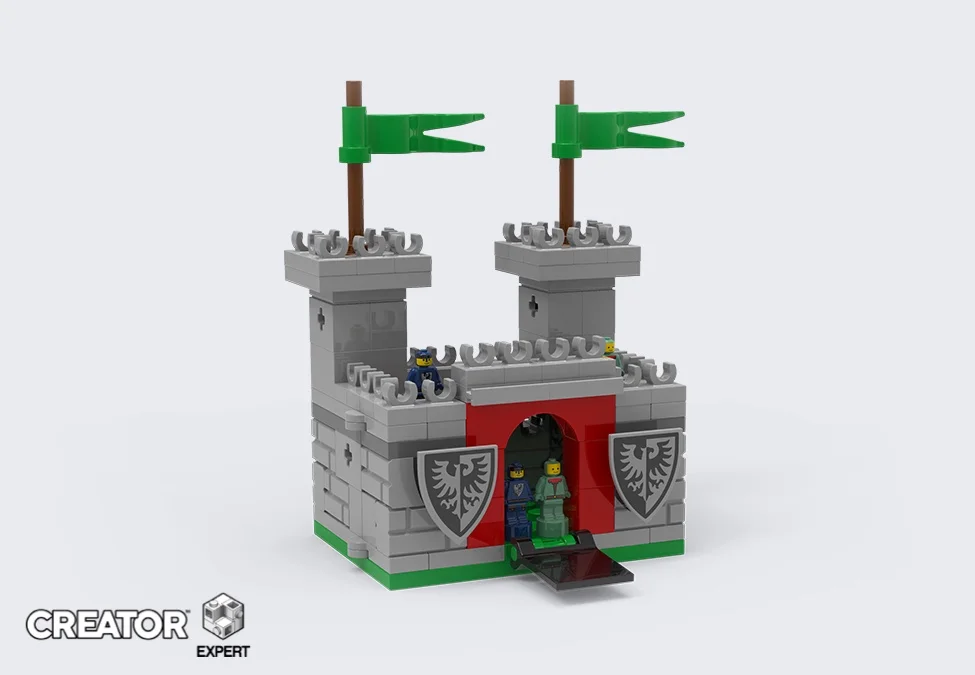 Buildable Grey Castle set