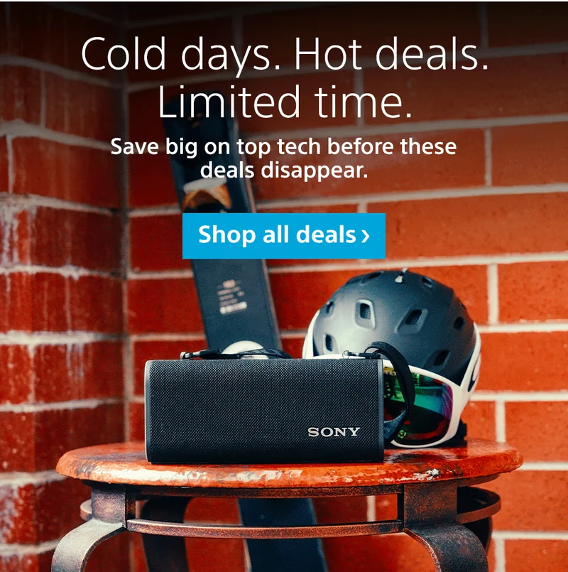 Cold days. Hot deals. Limited time. Save big on top tech before these deals disappear. SHop all deals