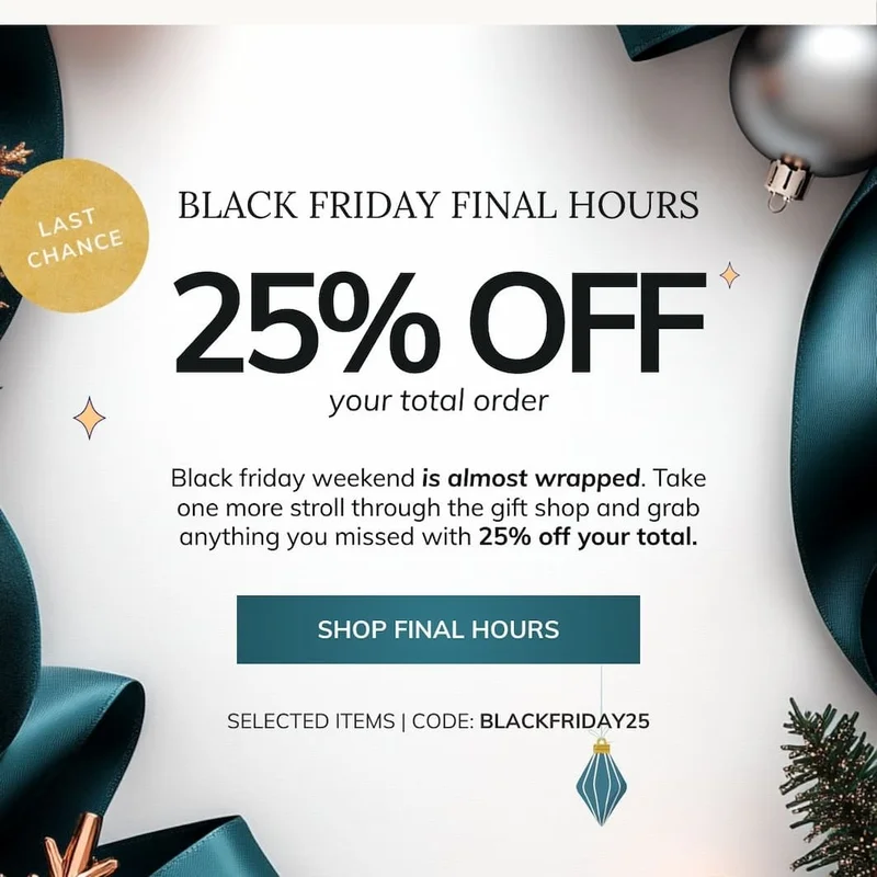Shop Black Friday Preview 25% OFF