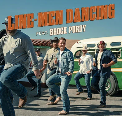 Line-Men Dancing | See Brock's Moves