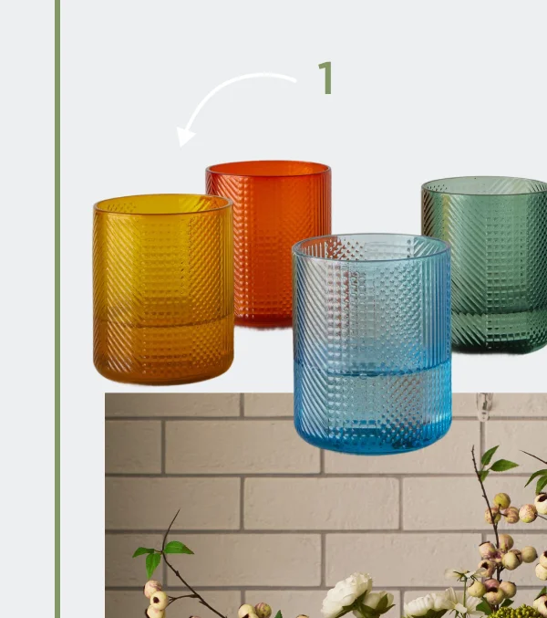 ICHENDORF MILANO KIKHI ASSORTED TUMBLERS ICHENDORF MILANO KIKHI ASSORTED TUMBLERS