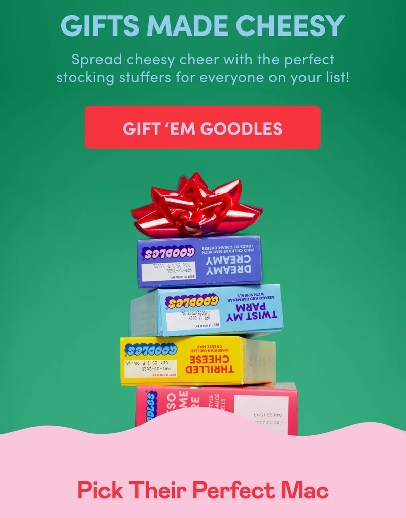 Gifts made cheesy