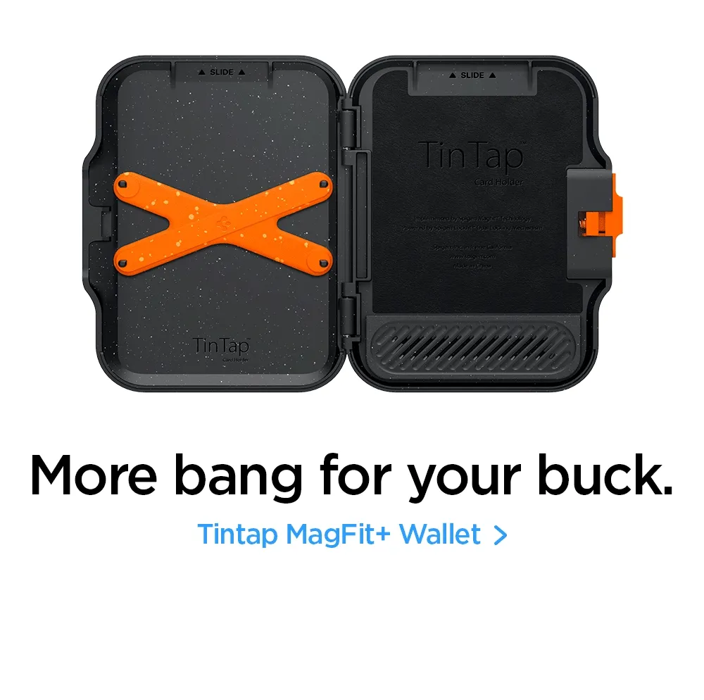 More bang for your buck. Shop Tintap MagFit+ Wallet.