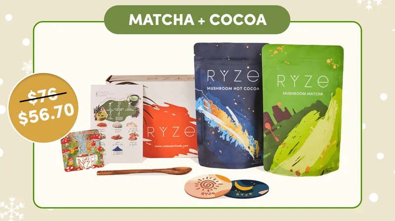 Matcha + Cocoa | was $76, now $56.70
