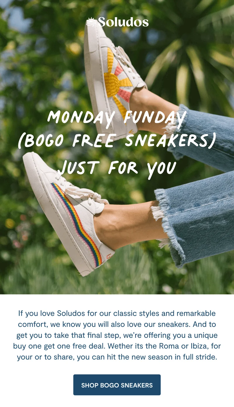 BOGO Free Sneakers Just for You