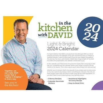 In the Kitchen with David Light & Bright 2024 Recipe Calendar