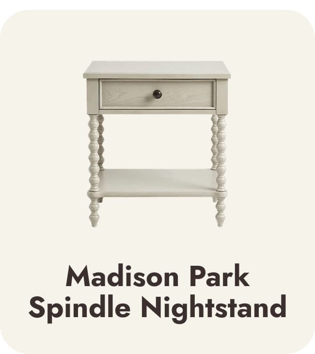 Madison Park Spindle Nightstand