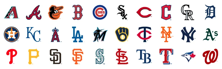 Major League Baseball Logos
