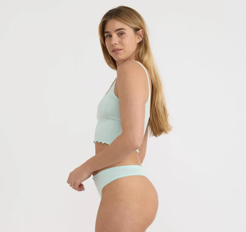 Image of Pointelle Thong