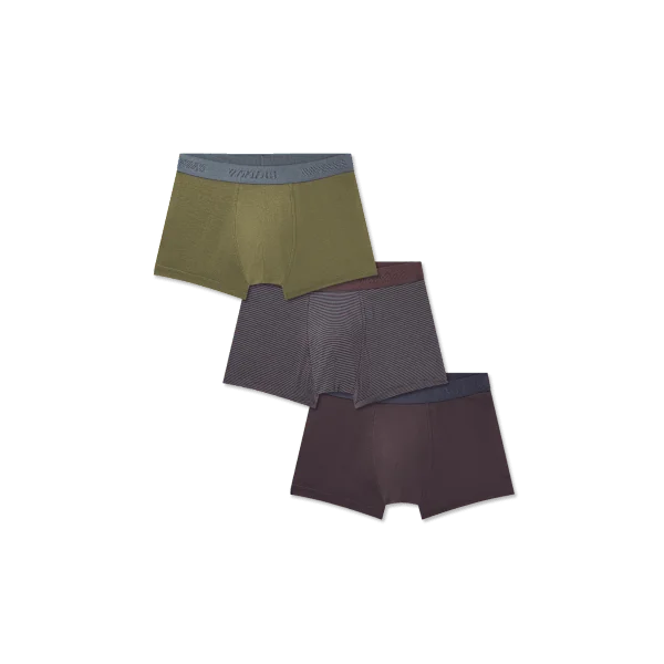 Men's Cotton Modal Blend Trunk 3-Pack