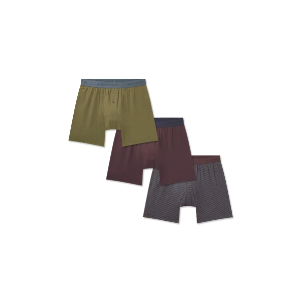 Men's Cotton Modal Blend Boxer 3-Pack