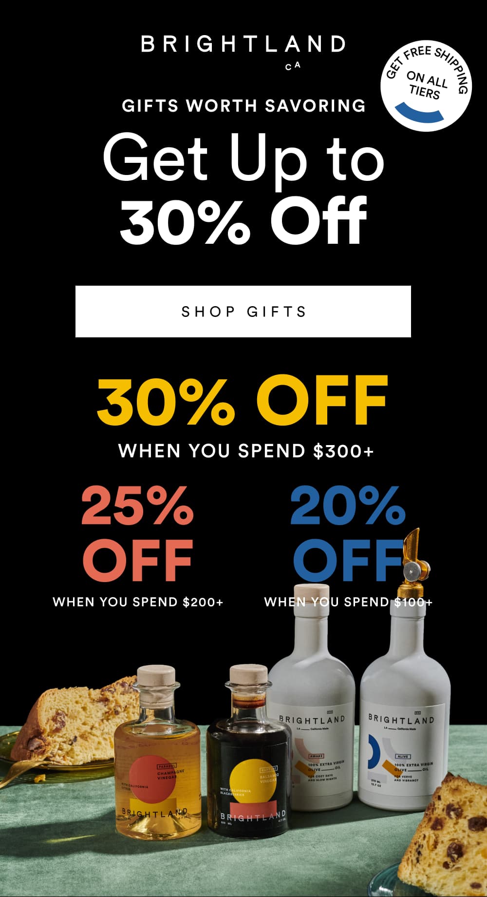 Get Up to 30% Off  Gifts Worth Savoring  Free Shipping on All Orders [ Shop the Sale ]