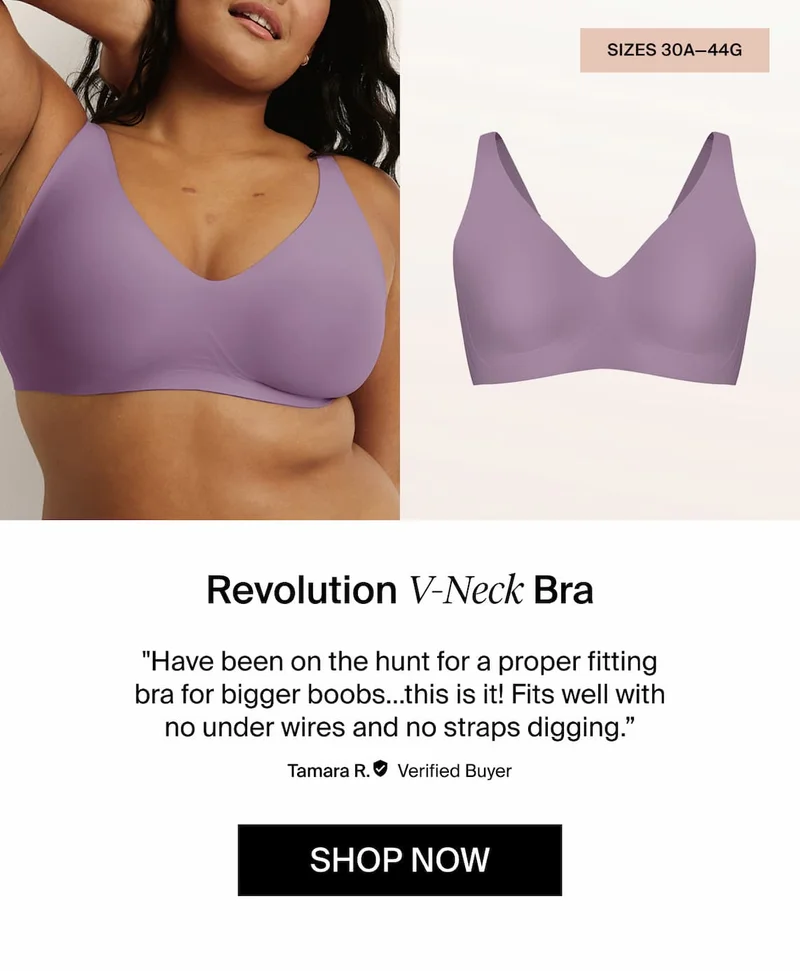 Revolution V-Neck Bra. SHOP NOW