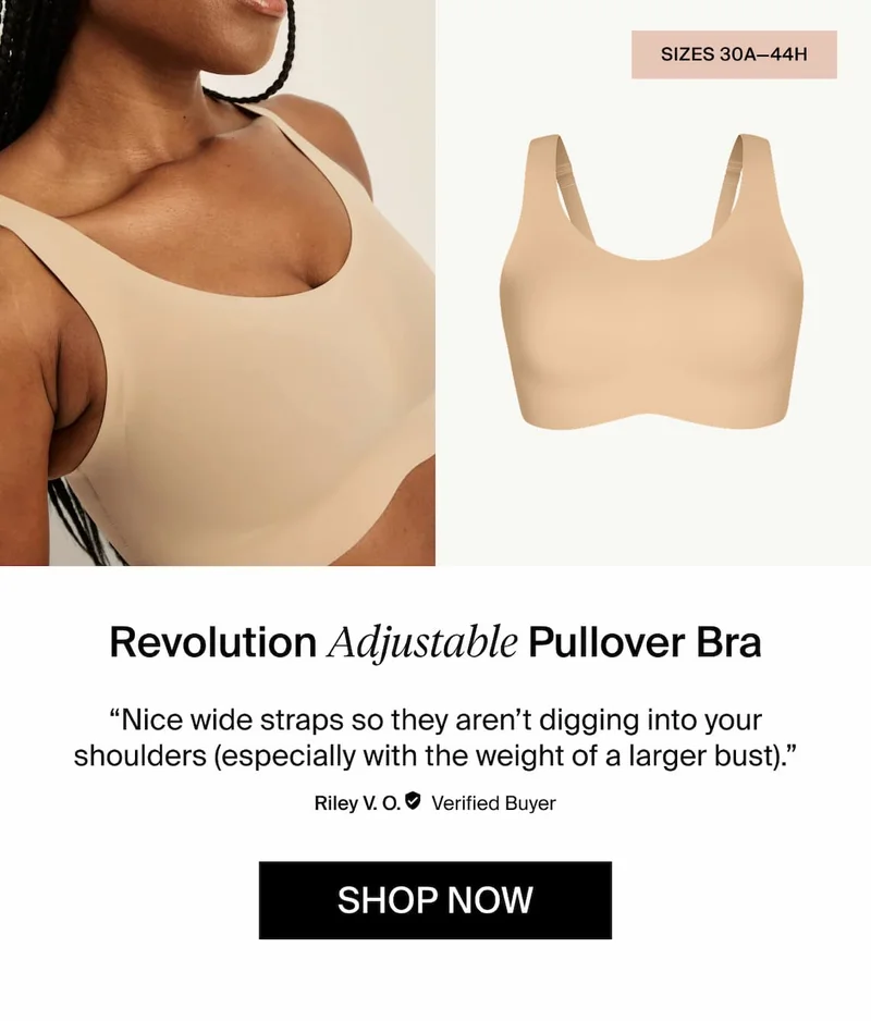 Revolution Adjustable Pullover Bra. SHOP NOW