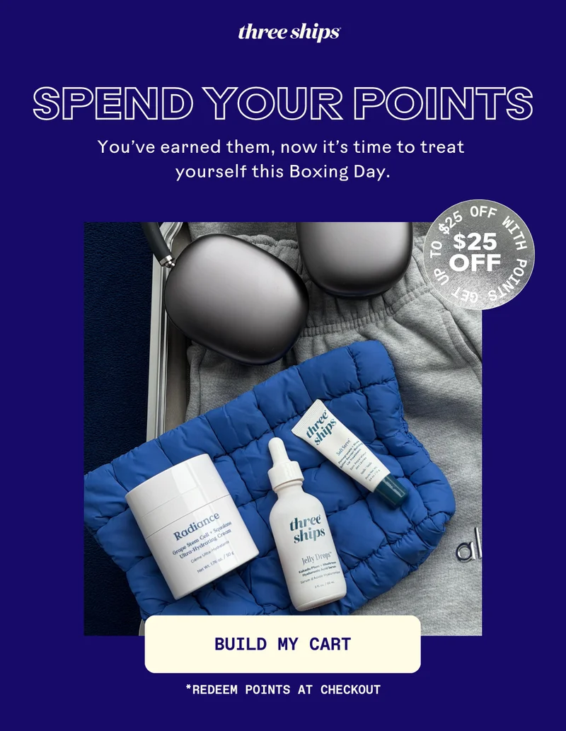 Spend Your Points. Build my cart.