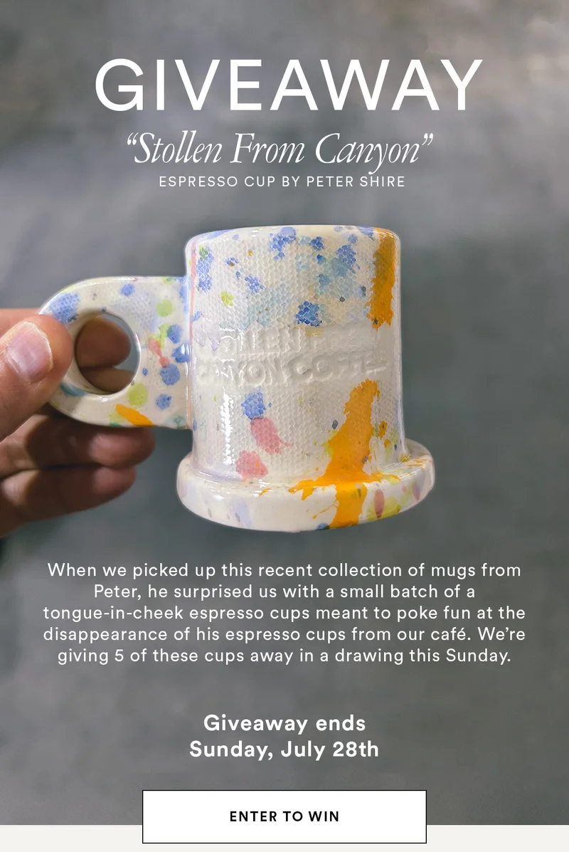 peter shire mug giveaway