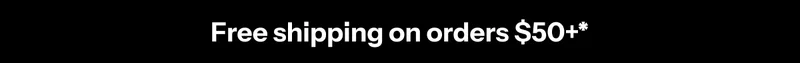 Free shipping on orders $50+*