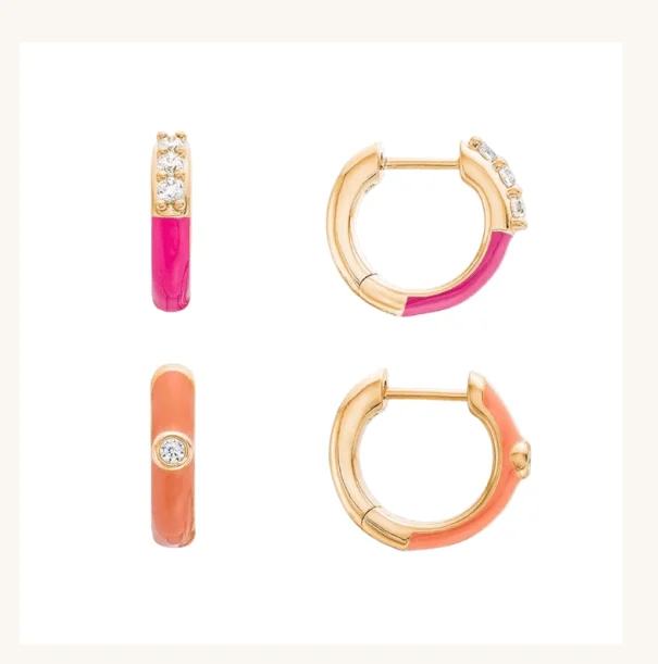 Enamel Huggie Set