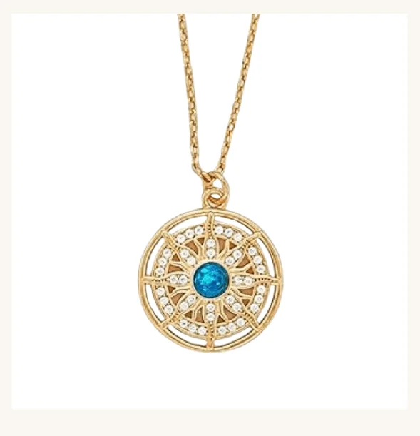 Cassiopeia Sun Pendant Necklace
