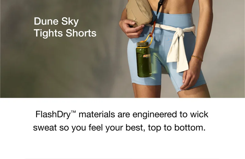 Dune Sky Tight Shorts.