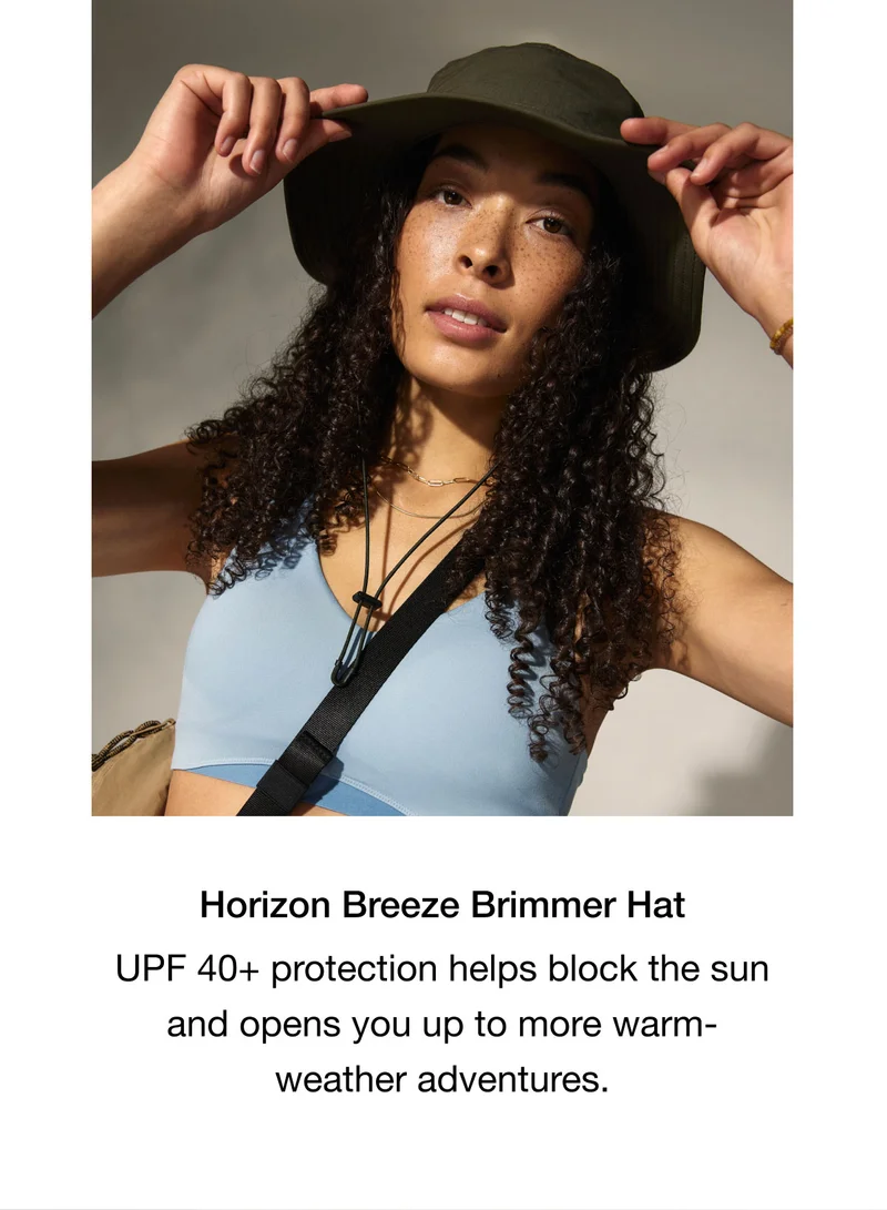 Horizon Breeze Brimmer Hat. UPF 40+ protection helps block the sun and opens you up to more warm-weather adventures.